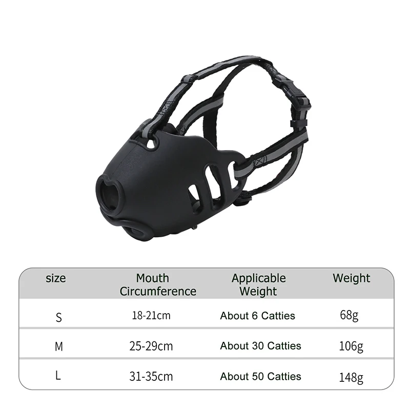 Pet Dog Mouth Cover Soft Silicone Mouth Mask Small Medium Dogs Breathable Stop Barking Biting Chewing Cover Dog Mouth Supplies - Image 5